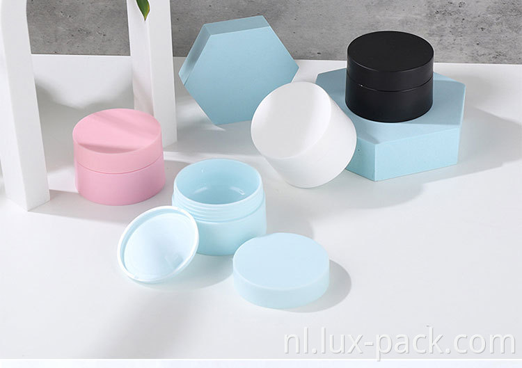 20 ml 30 ml 50 ml aangepaste kleur acryl plastic huidverzorging crème crème fles voor cosmetica